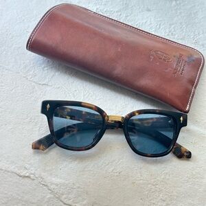 Jacques Marie Mage Jules Square Tortoiseshell Acetate And Gold-Tone Sunglasses